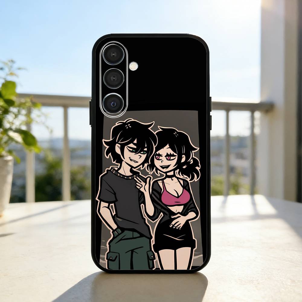 Coque de téléphone Coffin Of A-Andy And Leyley Pour Samsung A73,72,71,53,52,51,22,91,80, Coque Noire Souple