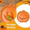Halloween Serving Tray Reusable Decorative Tableware Multipurpose Fruit Bowl for Fruits Cookies Candies Dessert Appetizer