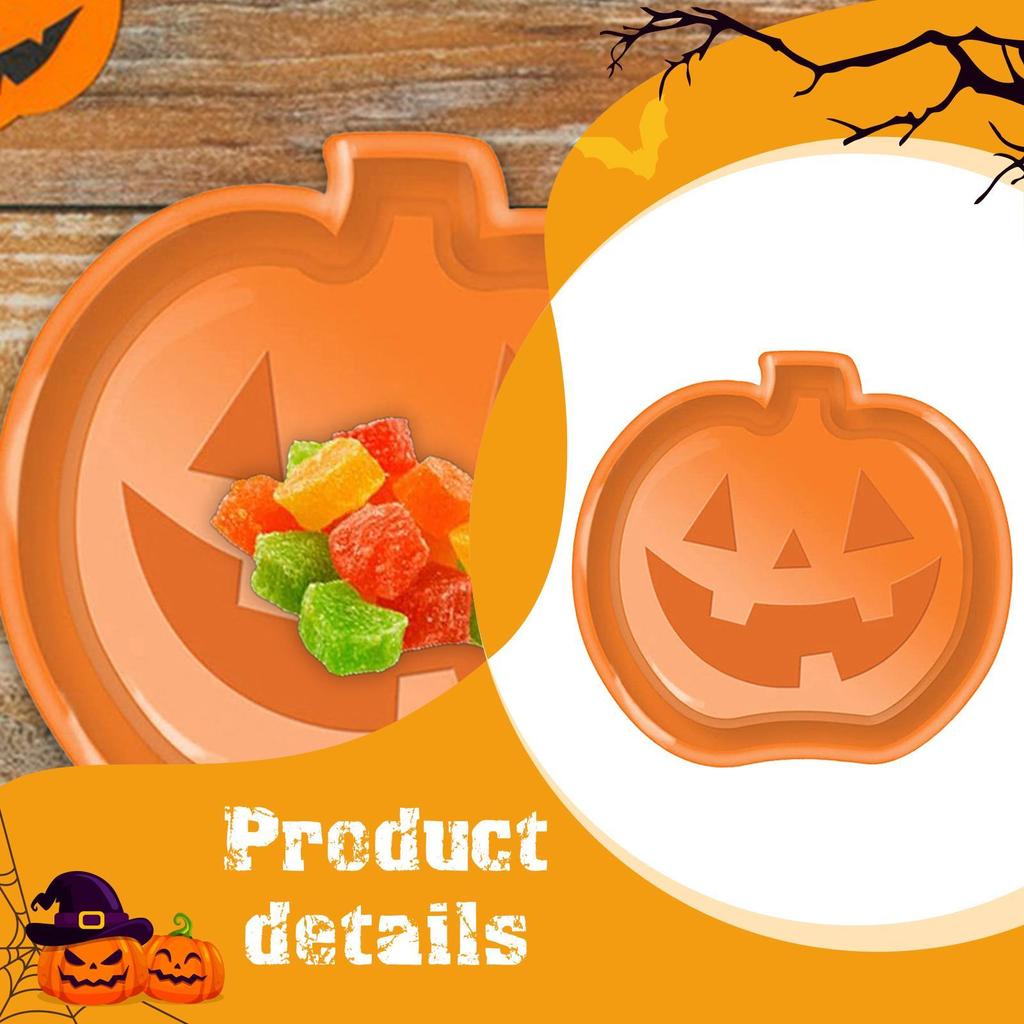 Halloween Serving Tray Reusable Decorative Tableware Multipurpose Fruit Bowl for Fruits Cookies Candies Dessert Appetizer