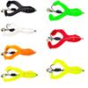 Double Sharp Hooks Fishing Frog Lures Soft Lure 9g Weight Simulation Frog Lures Sequin Hook Anti Hanging Design Spoon Baits