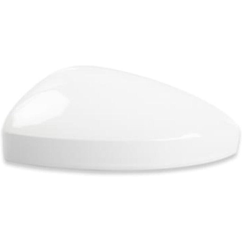 Car Door Wing Mirror Cover Cap Replacement Cover Protectors For VW Tiguan MK2 2017 2018 2019 2020 White (Left (Driver) Side)