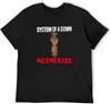 System A Down Mezmerize Vintage T Shirt Short Sleeve Funny Top Black