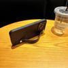 Suitable for Apple 15, Lychee Peel Texture Side Veneer Phone Case, IPhone14promax Wristband Stand 13