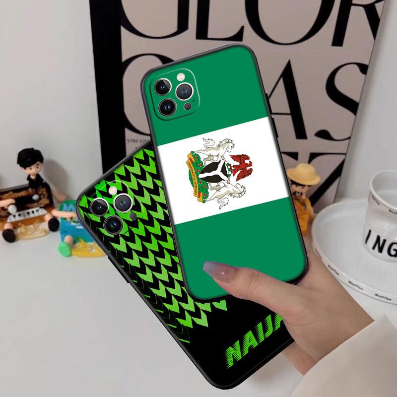 IK50 Nigeria Flag Passport New High-End Shell Phone Case for Redmi Note 10 11 12 Pro Max 10S 10C 10T 11A 11S 12S 12C