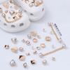 Charms Rhinestone Shoes Chain Decor Butterfly Diamond Fashion Jewelry Accessories DIY Shoes Buckle Decorations
