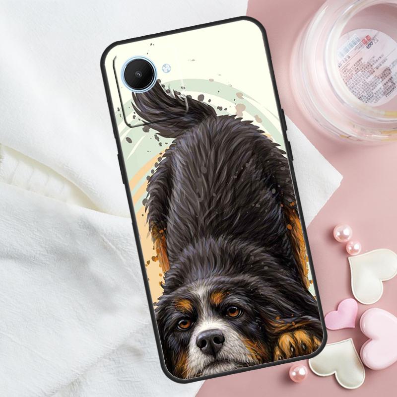 

Bernese Mountain Dog For Realme GT 6T 6 5 GT7 Pro C67 C75 C61 C55 C53 C51 C21Y C25S 10 11 12 13 14 Pro Plus Case Realme C15