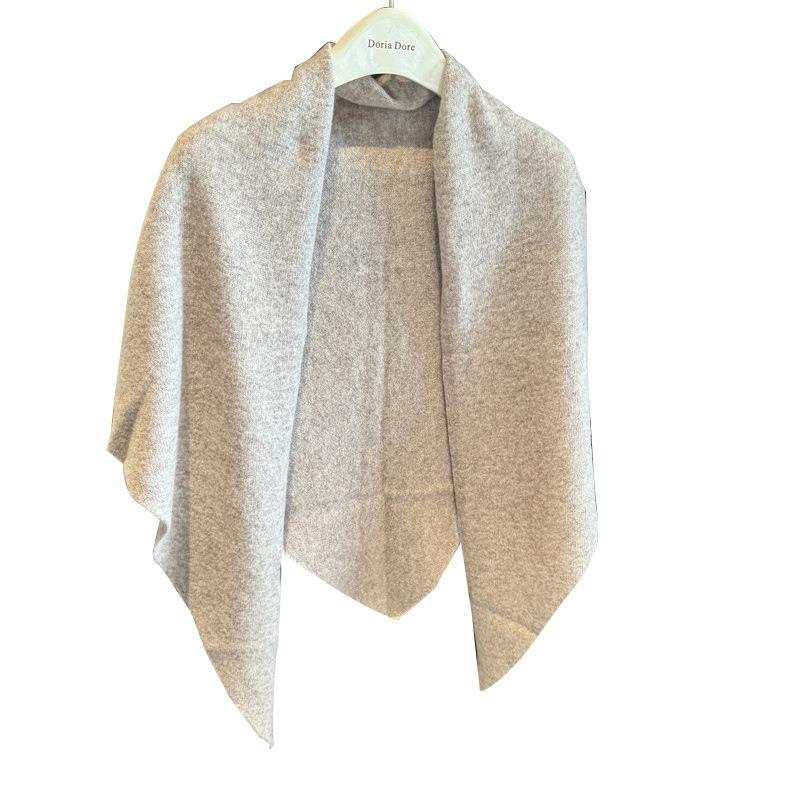 Concave Wool 100 Shawl Enlarged Autumn and Winter New Warm Triangle Scarf Knitted Scarf Women