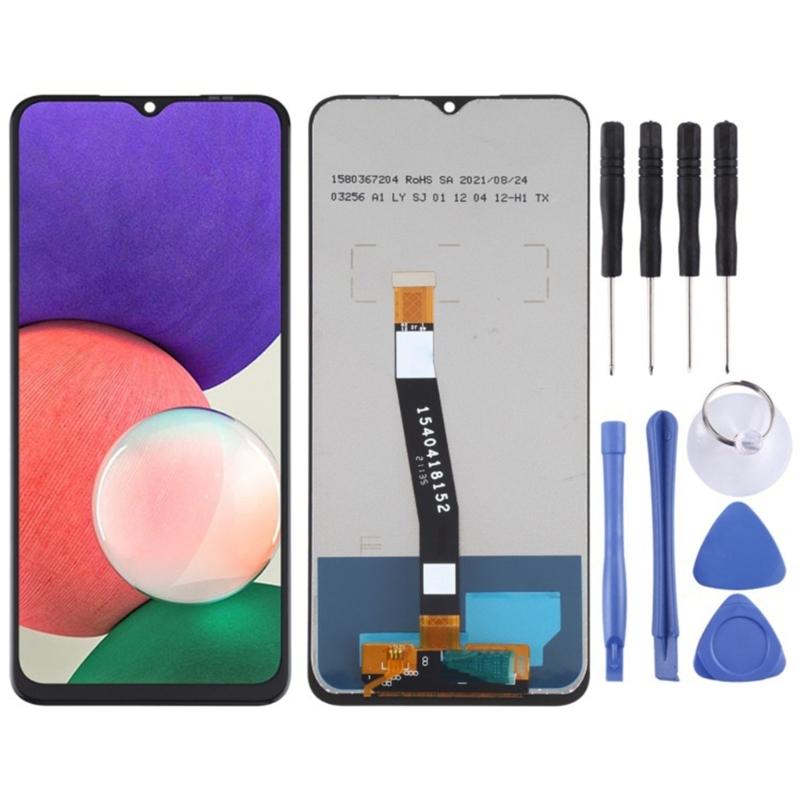 LCD Screen and Digitizer Full Assembly with Repair Tool for A22 Mobile Phone Replacement LCD Digitizer