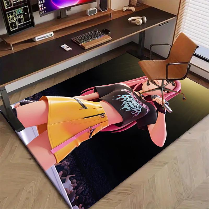 1pc KPop Demon Hunters MIRA2 Design Printed Area Rug Carpet for Bedroom Living Room Home Decor Rugs Mat Non Slip Mat Rug for Bedside