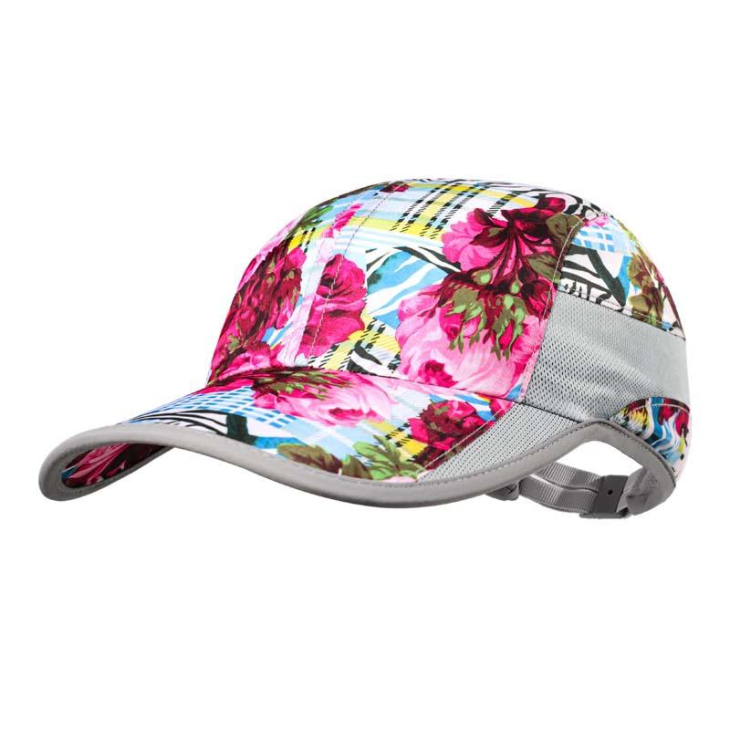 Summer Flower Cloth Breathable Baseball Cap Men's Fishing Cap Outdoor Travel Women's Casual Versatile Sun Hat