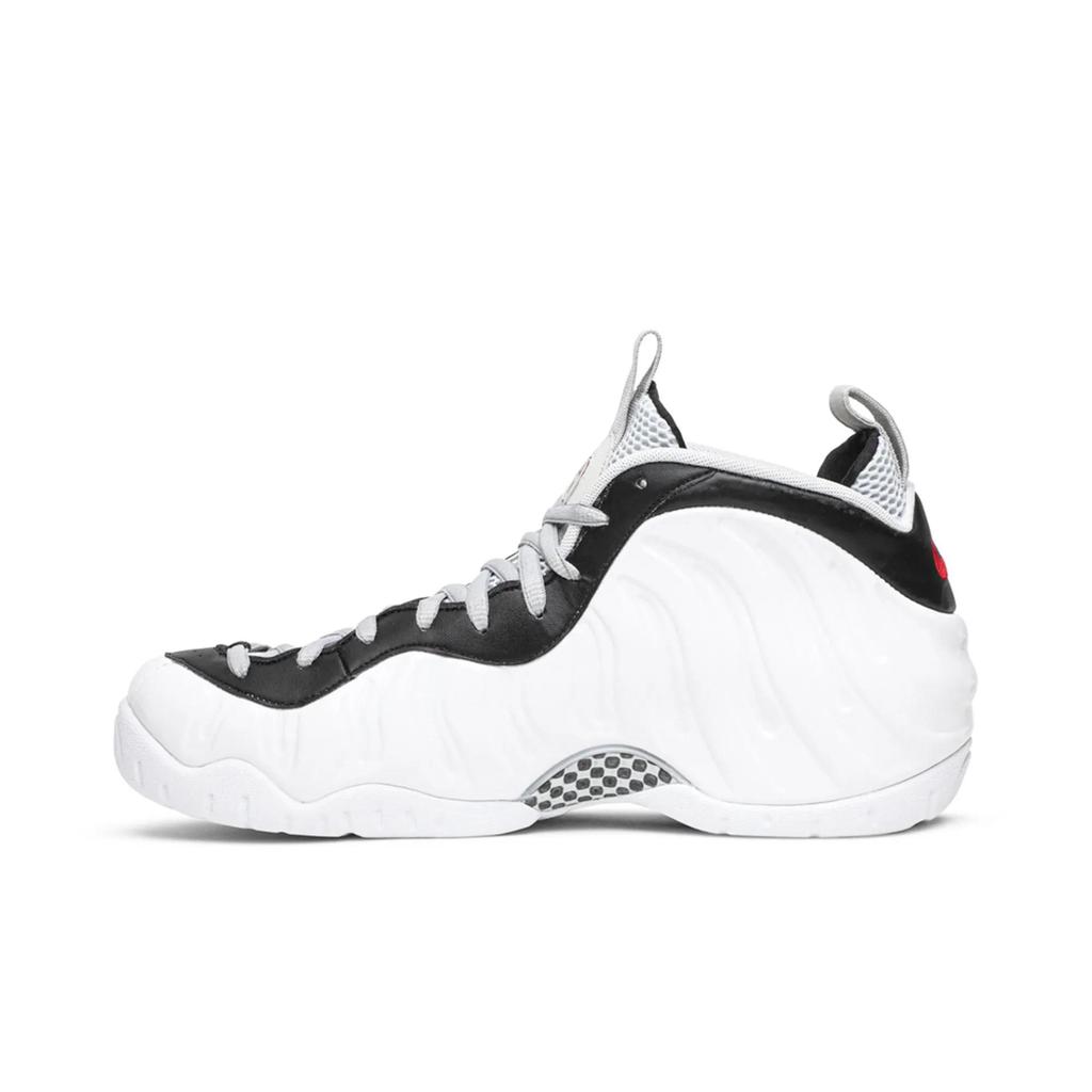 Nike Air Foamposite Pro 'Chrome White' (Unisex) White / Black / University Red Basketball Shoes 624041 103