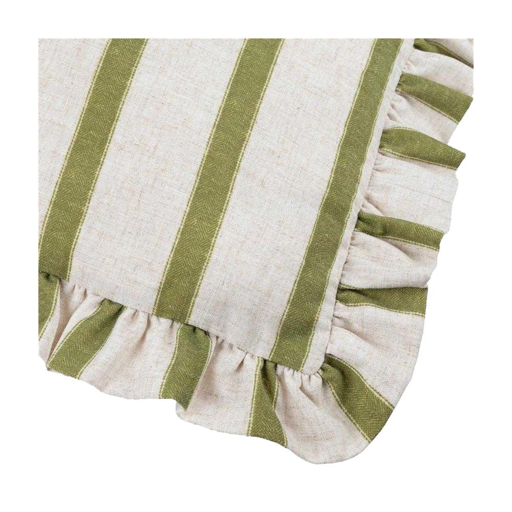 Wylder Connie Ruffles Striped Cushion Cover