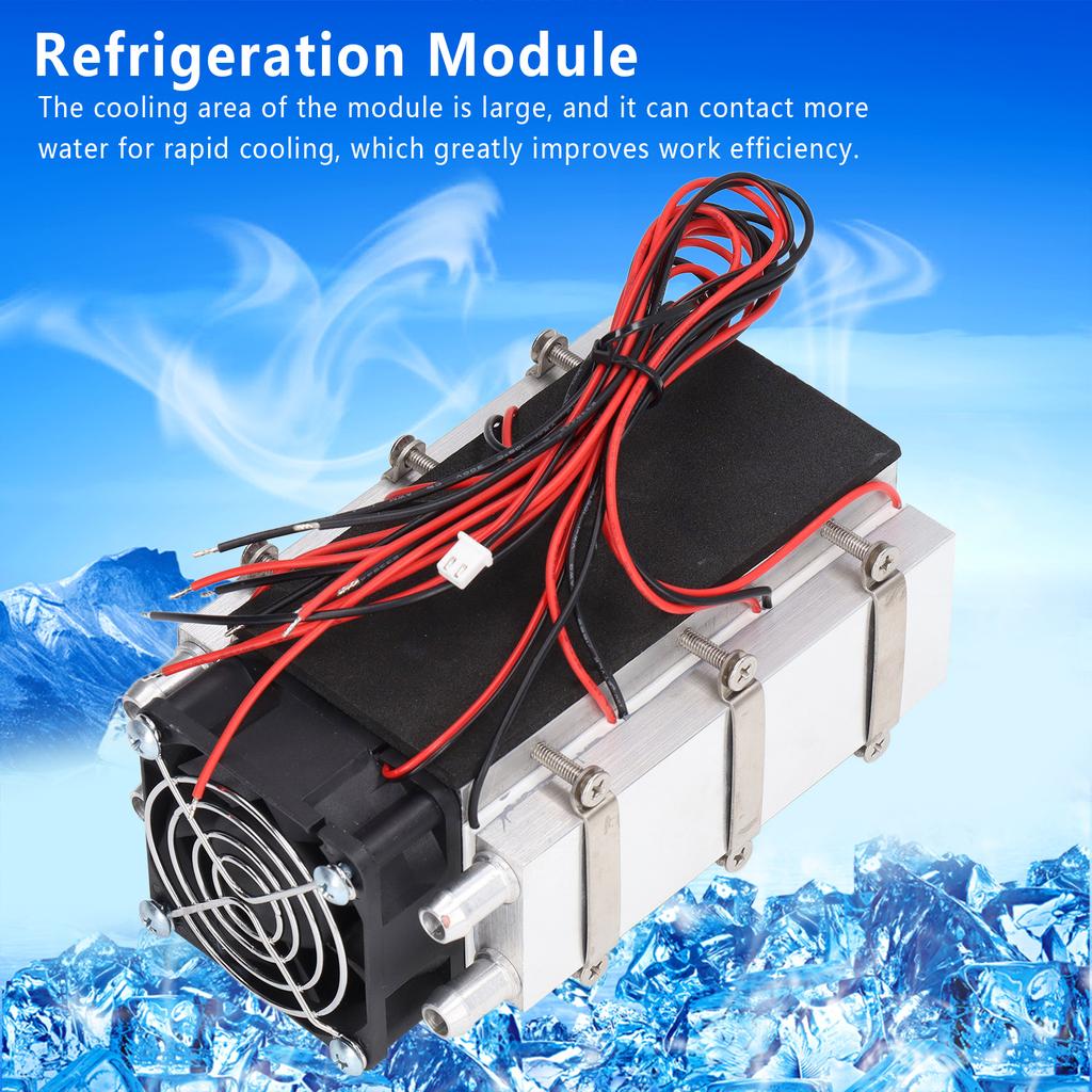 Air Cooling Module Portable Water Cooler Module for DIY Semiconductor Refrigeration 12V 36A