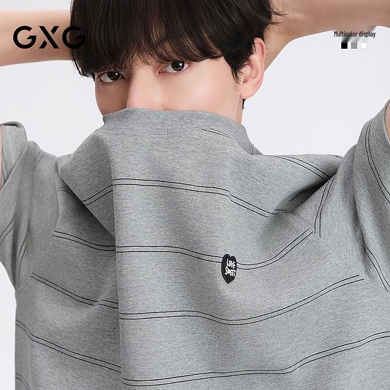 GXG Men s Striped Crew Neck Short Sleeve T-Shirt S