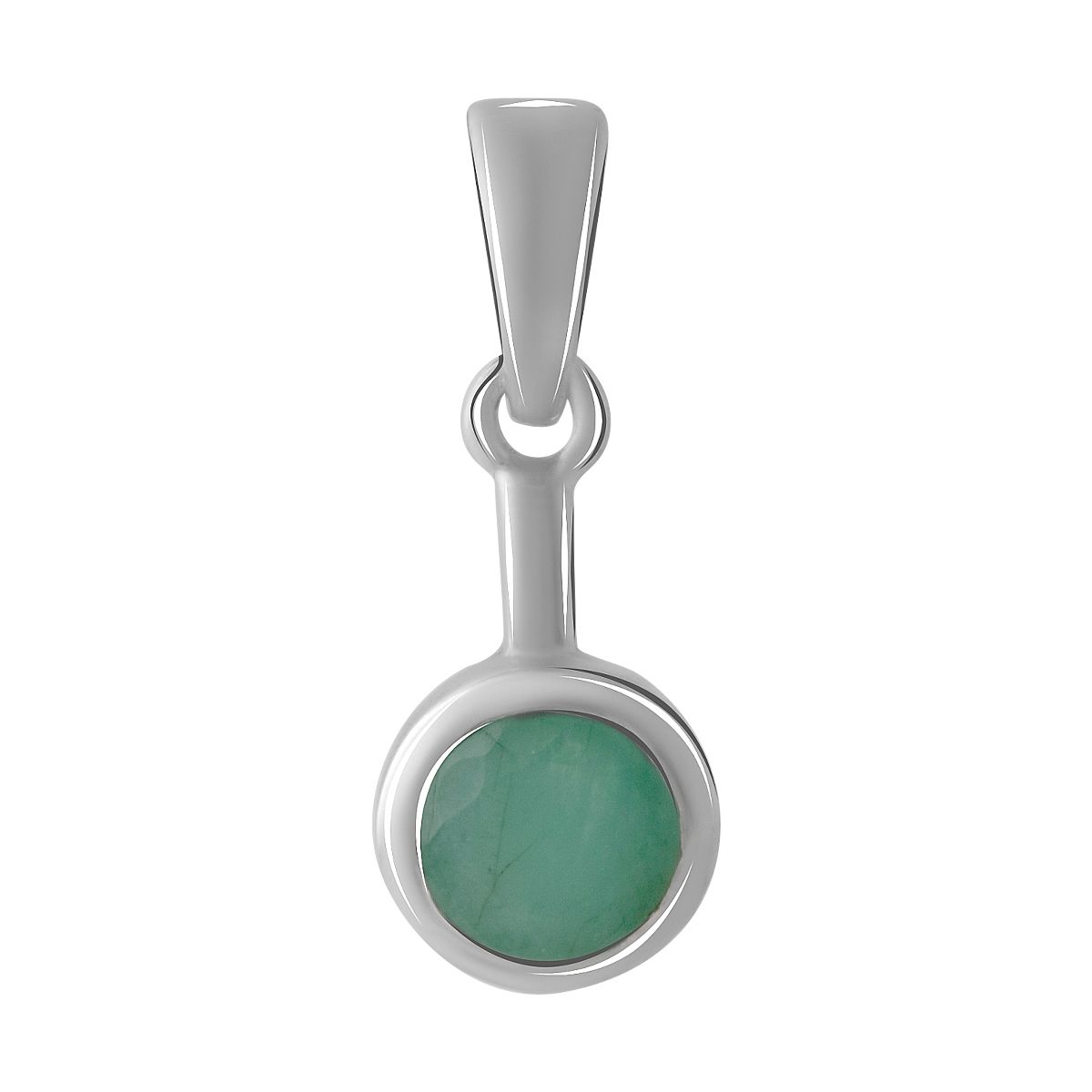 

Срібна підвіска зі смарагдом 0.815ct (2058281) смарагдовий