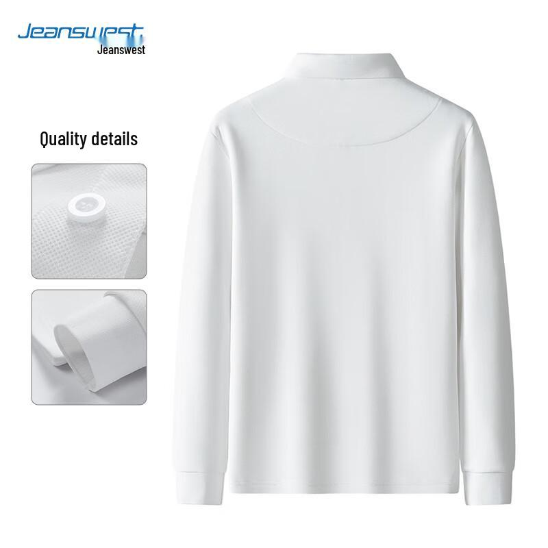 Jeanswest Men's Long Sleeve Polo Shirt