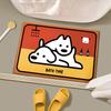 Cartoon cute puppy diatom mud floor mat toilet door absorbent door mat toilet wear-resistant bathroom non-slip mat