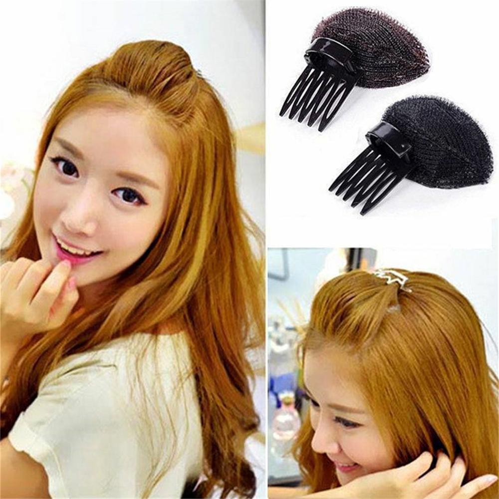 1PC Puff Hair Head Cushion Invisible Fluffy Clips Pad Sponge Pins Bun Volume Hair Base for Women Girls Hair Accessories