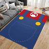 Red and Blue Cartoon Pattern Carpet Suitable As a Non-slip Mat for the Living Room or Bedroom Sofa