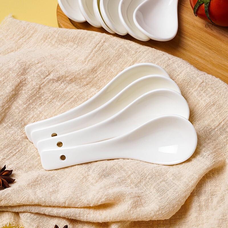 Youlaifu Keramik Suppen- & Esstellerlöffel