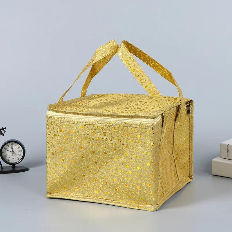 Insulated Thermal Cooler Cool Cake Lunch Foods Drink Boxes Camping Tin Foil Bags Thickened Seafood Fresh-Keeping for Carrying