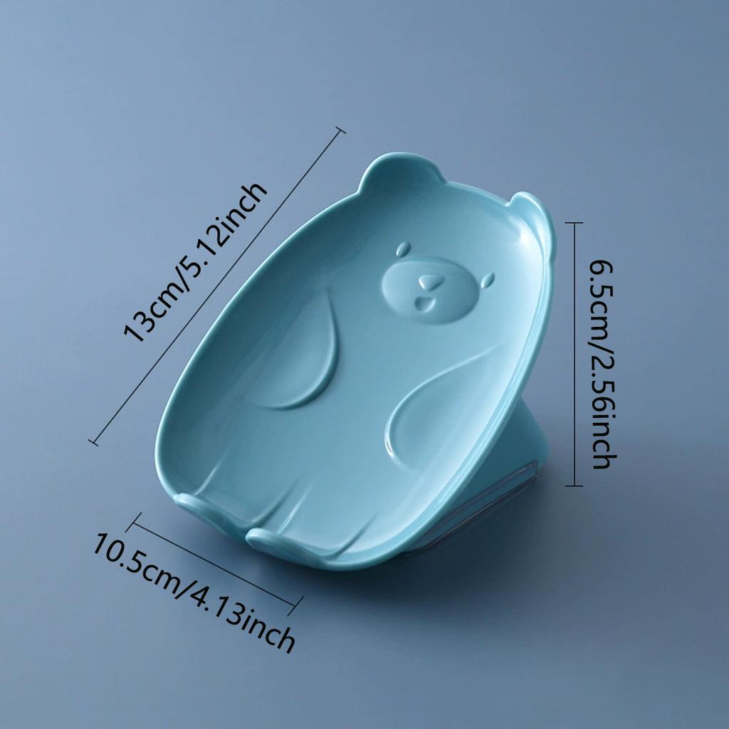 1pc-Bathroom Soap Holder Leaf Shape Soap Dish Suction Cup Sponge Rack Portable Soap Drain Box Kitchen Bathroom Accessories