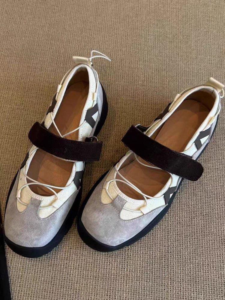 Fashion High Quality Women's Flat Shoes Round Toe Shallow Shoes Casual Breathable Slip-on Flat Outdoor 2025 Ladies Mary Jane Shoes