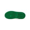 Jordan Air Jordan 1 Slip Resistant Cushioning Abrasion Resistant Mid top Toddler Shoes White Green Infant And Toddler BQ6933-301