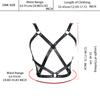 Donna Pentagramma Stile Punk Bretelle Cinghie Cintura Stile Streetwear Femminile Gabbia Bralette Cintura Gotica Accessori Abbigliamento