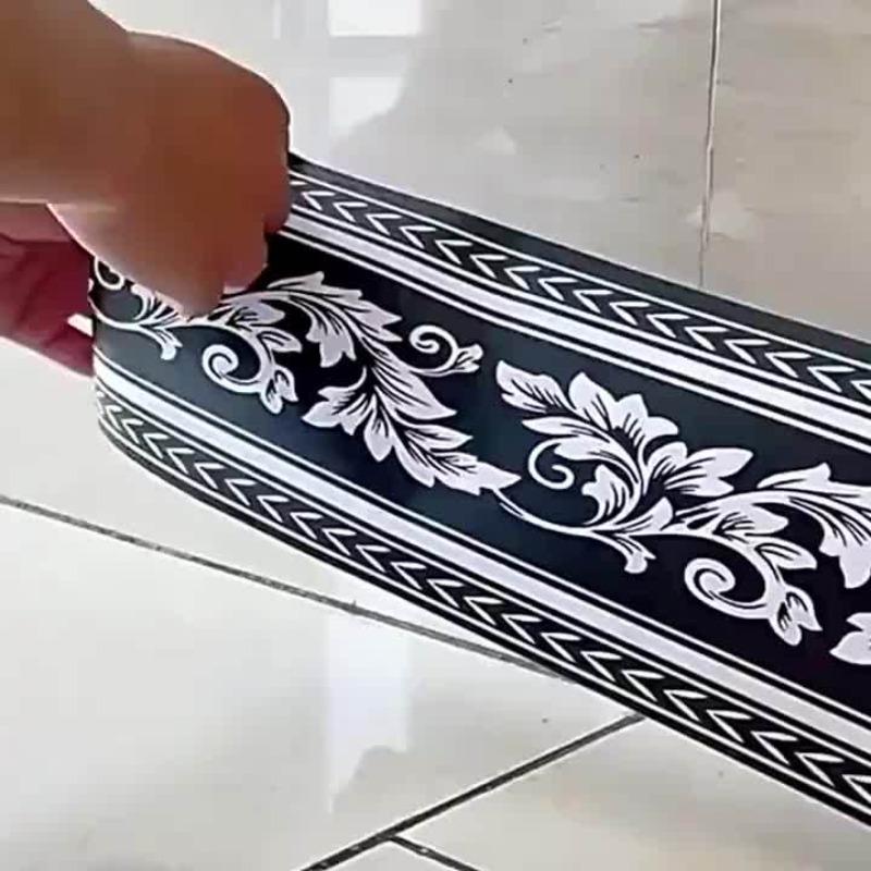 Decorative Wall Sticker Bathroom Decorative Border, Window Sill, Door Frame Hemming Sticker - Easy To Tear and Easy To Stick