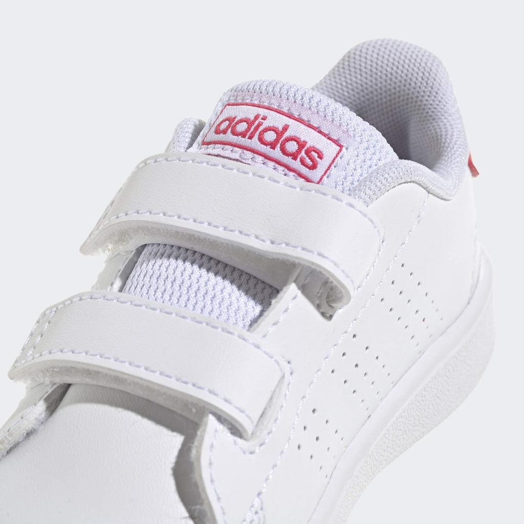Advancourt Comfort Boys and Sizes Black Size Kids' Sneakers, Girls, 12-16cm, White/Real Pink/Core (GW6501), 16.0cm