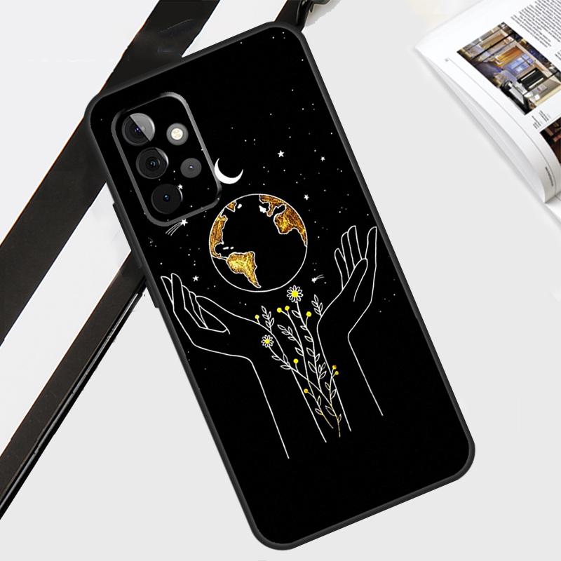 

Sun Flowers Cat Snake Moon Case For Samsung Galaxy A12 A22 A32 A52 A56 A36 A26 A16 A06 A54 A34 A14 A13 A53 A15 A35 A55 Samsung A14