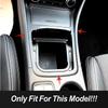 Carbon Fiber Color Car Console Gear Shift Water Cup Panel Cover Trim For Mercedes Benz A Class W176 CLA C117 GLA X156 2013-2018