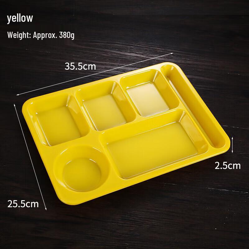 

Melamine 6-Compartment Rectangular Meal Plate