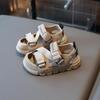 2025 Summer Kids' Closed-Toe Sport Sandals, Non-Slip Soft Sole, Korean Style Beach Shoes for Boys and Girls