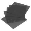 5pcs 12cm Computer Fan Cover PC Computer Laptop PVC DustProof Fan Dust Filter Black