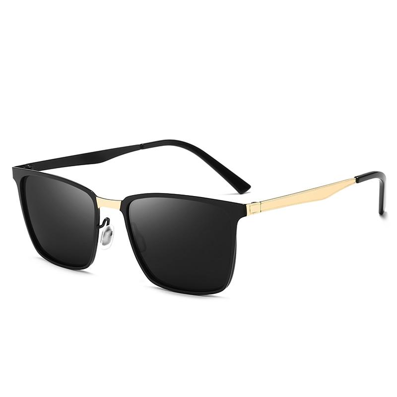 

Polarized Sunglasses For Men And Women Brand Design Square Frame Fashion Sunglasses For Men Uv400 срібний