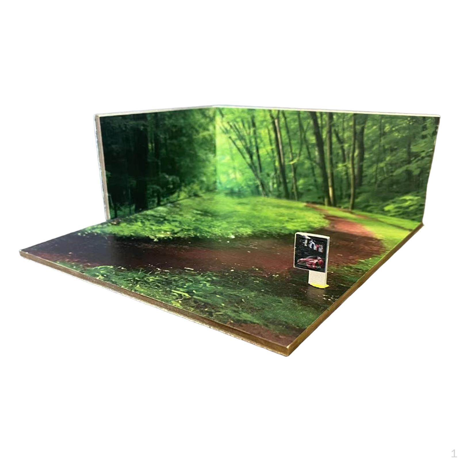 

1/64 Model Car Parking Space,Diecast Garage Design,Nonslip Background for Vehicle Display Style E