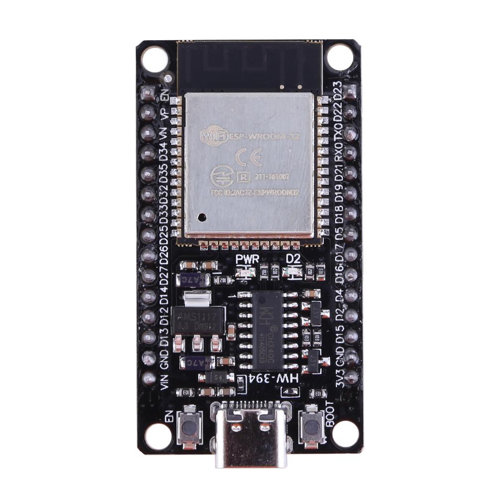 ESP32 WROOM-32 Development Board USB CP2102/ TYPE-C CH340C WiFi+Bluetooth Ultra-Low Power Consumption Dual Core Wireless Module