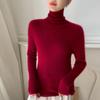 Women's Cashmere Seamless High Collar Slim-Fit Wool Knit Base Layer Shirt - Autumn/Winter Collection