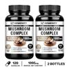 XEMENRY capsules containing 10 kinds of complex mushroom extracts, 1995mg, for immune health, suitable for adults.