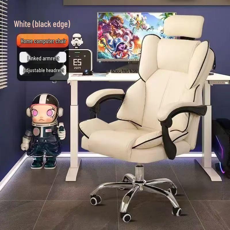 Ergonomic Computer & Gaming Chair - Comfortable Office Chair for Long Sitting, Ideal for Dormitory and University Students.
