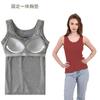 One-piece Bra with Chest Pad, Vest, Women's Underwear, Lace, Bottoming Shirt, Women's Slim Fit, Large Size.