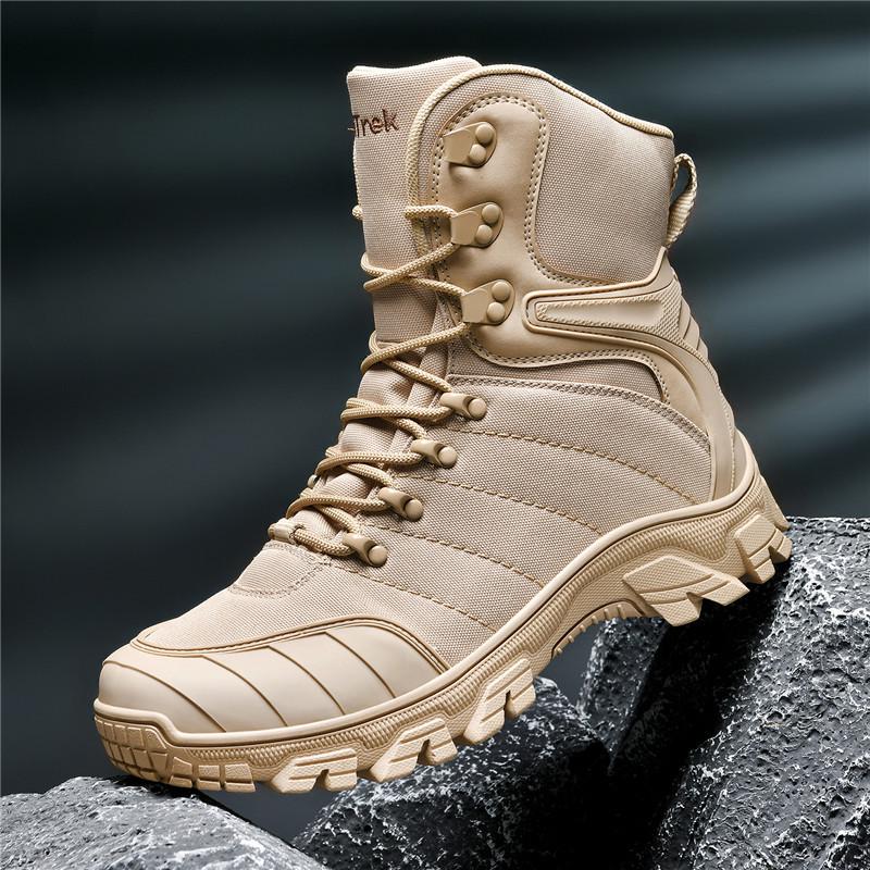 

Non-Slip, Waterproof Tactical Adventure Boots: Durable Outdoor Wear 43 пісочний