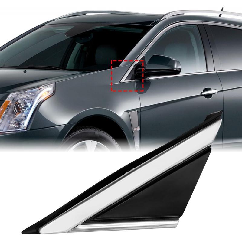 Left Door Side View Mirror Trim Corner Triangle Fender for Cadillac SRX 2010-16  Replace 22774041