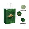12 PCS Large Capacity Gift Bags for Soccer Events Printed Paper Packs with Handles  Gift