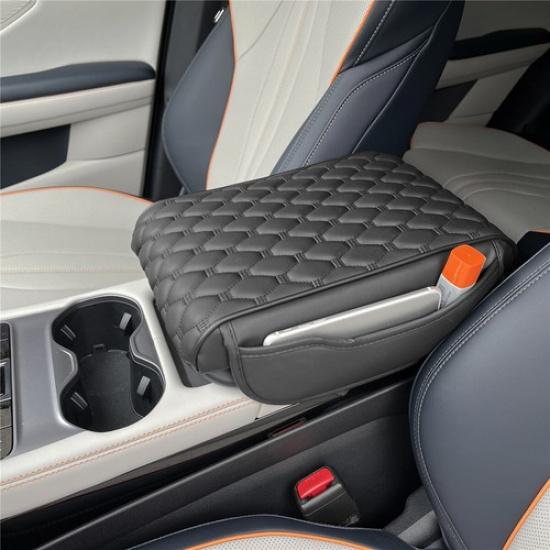 Car Armrest Pad Center Console Box Leather Cover Accessories Protector Cushion