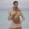 Women's Handbag New Pea Bag Lychee Cowhide Single Shoulder Diagonal Cross Fashion Bag