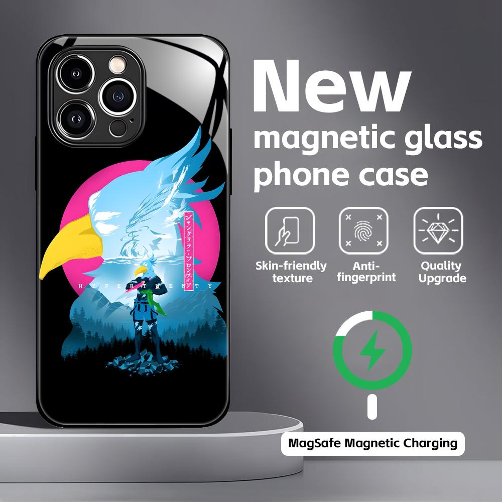 Shangri-La Frontier Phone Case For iPhone17 16 15 14 13 12 11 X XR XS 8 Plus Mini Pro Max Glass Magnetic Case
