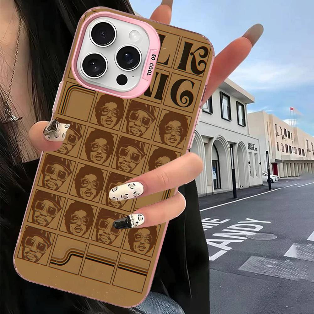 Bruno Mars Phone Case For iPhone 17 16 15 14 13 12 11 Pro MAX Matte Shockproof Back Anti Fall Matte Cover